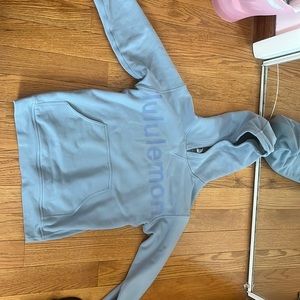 Lululemon light blue hoodie, size 6